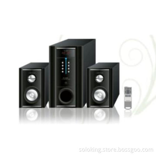 2.1ch multimedia speakers with reomte